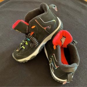 Fila Snake Dancer Hightop Basketball Shoes, Girls Sz 11